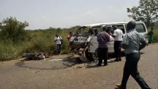 Graphic Photos: Four Members Of A Family Die In Fatal Accident In Benue